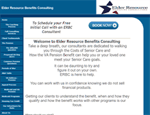 Tablet Screenshot of elderbenefitsconsulting.com